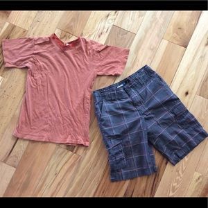 2 piece short & t-shirt set